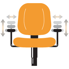 Height/Width Adj. Arms