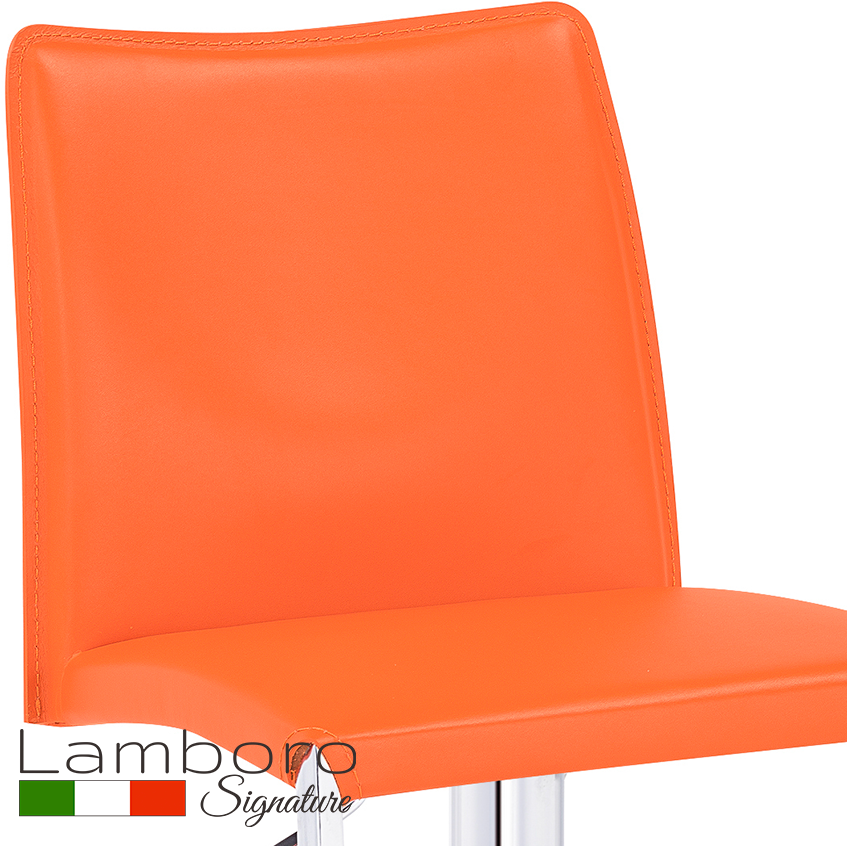 Eccellente Signature Bar Stool Tan Orange