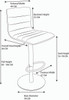 Aldo Bar Stool White