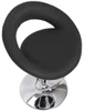 Sorrento Leather Bar Stool Black