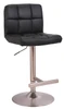 Allegro Brushed Bar Stool Black