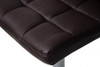 Allegro Brushed Bar Stool Brown