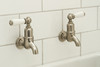 Perrin and Rowe Mayan 4322 Wall Mounted Kitchen Tap with Lever Handles