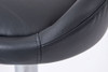 Sofia Leather Bar Stool Black