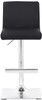 Snella Leather Bar Stool Black