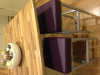 Cube Bar Stool Purple