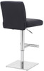 Deluxe Snella Leather Bar Stool Black