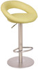 Deluxe Sorrento Leather Brushed Bar Stool Cream