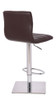 Deluxe Aldo Bar Stool Brown Square Base