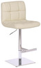 Deluxe Allegro Bar Stool Cream Square Base