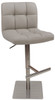 Deluxe Allegro Bar Stool Grey Square Base