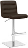 Deluxe Luscious Bar Stool Brown Square Base