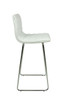 Aldo Fixed Height Curved Bar Stools White