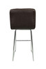 Allegro Fixed Height Curved Bar Stools Brown