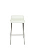 Baceno Fixed Height Curved Bar Stools White