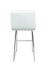 Luscious Fixed Height Curved Bar Stools White