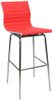 Rovigo Fixed Height Bar Stools Red