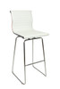 Rovigo Fixed Height Curved Leg Bar Stools White