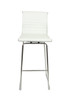 Rovigo Fixed Height Curved Leg Bar Stools White