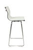 Rovigo Fixed Height Curved Leg Bar Stools White