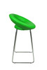 Sorrento Kitchen Fixed Height Curved Bar Stools Green