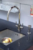 Perrin and Rowe Orbiq 4312  C-Spout Mixer Tap with Lever Handles and Rinse