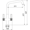 Franke Textura U-Spout Mono Hole Mixer Tap