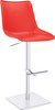 Magnifico Signature Real Leather Bar Stool Red