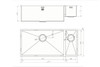 1810 Zenduo 700/180U Deep Kitchen Sink