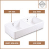 Shaws Double 800 Kitchen Sink