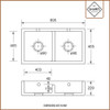 Shaws Shaker 900 Kitchen Sink