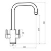 Abode Pronteau Project Monobloc 4in1 Mixer Tap