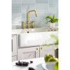 Abode Hex Pull Out Dual Lever Bridge Kitchen Tap