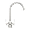 Franke Larino 3 in 1 Filter Kitchen Tap - Silk Steel