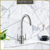 Austen & Co. Ronda Brushed Chrome Kitchen Mixer Tap