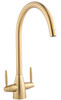 Austen & Co. Bilbao Golden Brass Kitchen Mixer Tap