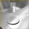 Austen & Co. Florenzo Large Stainless Steel Inset Reversible Single Bowl Kitchen Sink With Drainer