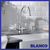 Blanco Vicus Twin Kitchen Mixer Tap - Pewter