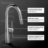 Riobel Ludik Mixer with Pull Down Spray Chrome Kitchen Tap