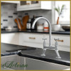 Artisan Mayfair Bridge Kitchen Tap with Crosshead Handles - Chrome