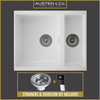 Austen & Co. Florence with Ronda Chrome Mixer Tap and Plumbing Kit