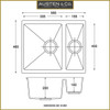 Austen & Co. Florence with Ronda Chrome Mixer Tap and Plumbing Kit