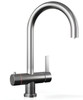Austen & Co. Florence with Seville 4 in 1 Hot Tap Set Brushed Nickel and Plumbing Kit