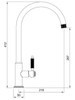 Rangemaster Hemlock Single Lever Mixer Tap - Brushed Nickel