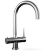 Austen & Co. Seville 4 in 1 Hot Tap Set Twist with Paddle Handle - Brushed Nickel
