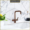 Austen & Co. Valencia 4 in 1 Digital Boiling & Filtered Water Kitchen Mixer Tap - Brushed Copper