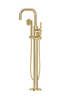 Perrin and Rowe Armstrong 3660BR Freestanding bath shower mixer - Polished Brass