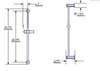Perrin and Rowe Armstrong 5640IG Sliding rail - Gold