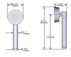 Perrin and Rowe Armstrong 5687BZ  Handshower and hose - English Bronze