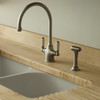 Perrin & Rowe Phoenician 4360 (with Rinse) Kitchen Tap in Pewter